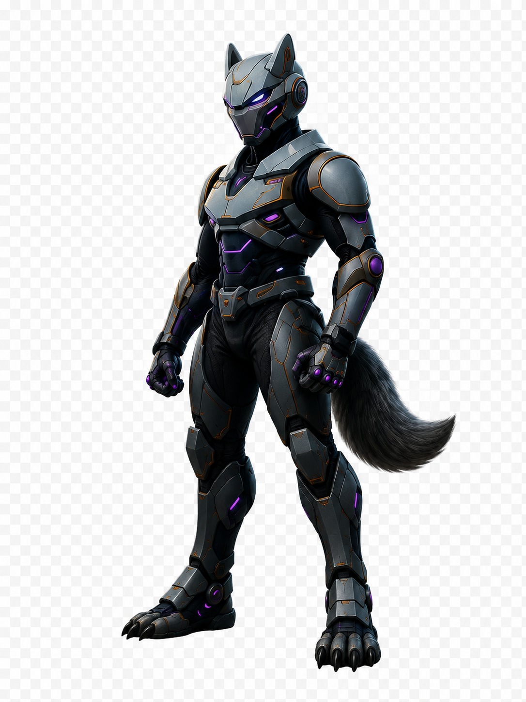 Legends cyber wolf tile